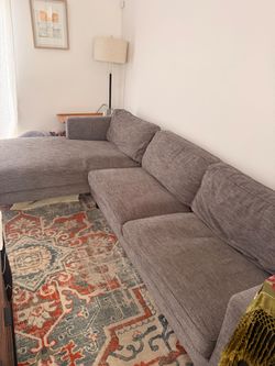 Modern Grey Couch Sectional