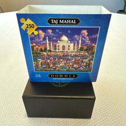 Dowdle Taj Mahal Mini Wooden Puzzle – 250 Pieces (7”×9”)