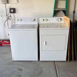Whirlpool Washer, Eight Cycle Two Speed Motor Ge Dryer