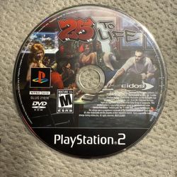 25 to Life PS2 Sony PlayStation 2 Disk Only 