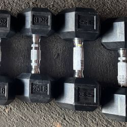 Dumbbells 35 And 25 Pound Set