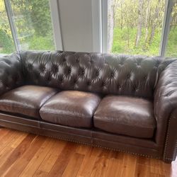 Leather Couch 