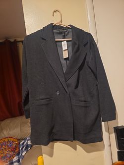 Banana republic gray herringbone lightweight jacket