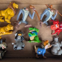Vintage Disney McDonalds and Burger King Lion King, Little Mermaid, and More Toys