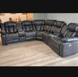 Recliner Sectional LED lights New Finance Available 