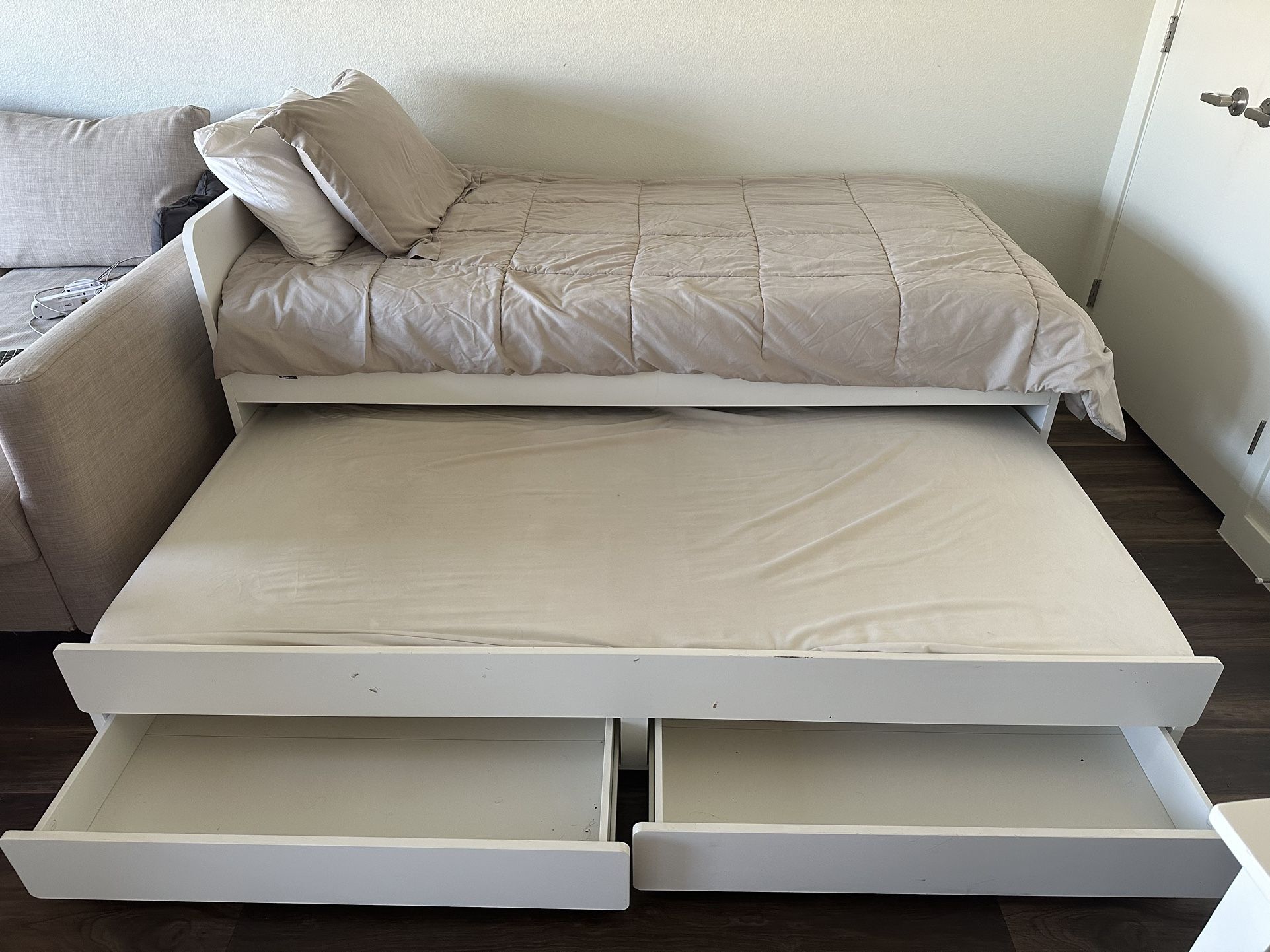 IKEA Twin Bed With Trundle