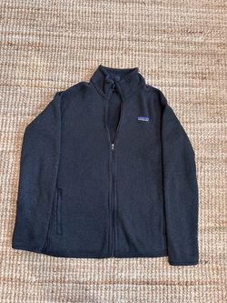 Patagonia Black Full Zip Fleece Jacket Size M