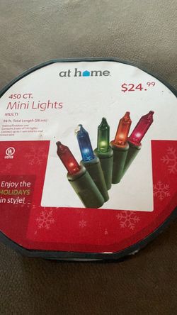 At Home 450 CT Multi Mini Christmas Lights