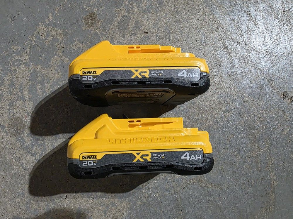 DeWalt 20Volt XR Powerpack Batteries 4.0