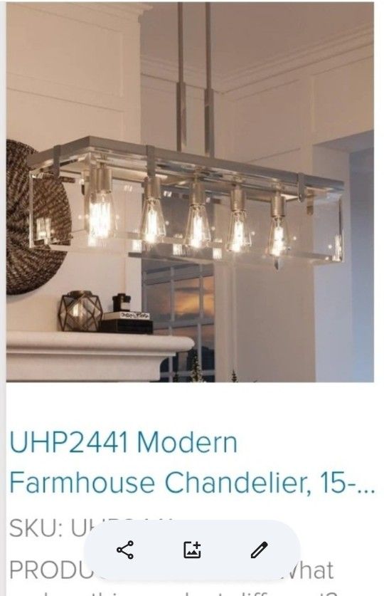Modern FARMHOUSE Chanderlier From Urbam Ambience