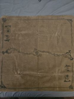 Spell ground Classic Brown And Black 2 Player Mat