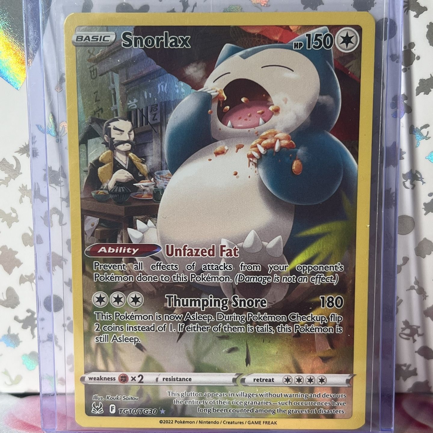 pokemon trading card game lost origin ultra rare snorlax tg10 Snorlax TG10 TG30 (Graded) Case