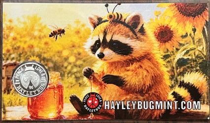 Beekeeper Bandit 1 Gram 999 Fine Silver Round
