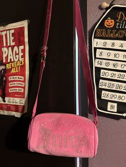 Pink Rhinestone Juicy Couture Bag