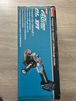 Makita 40V Max XGT Brushless Cordless 4-1/2/5 in. Angle Grinder with Electric Brake (Tool Only