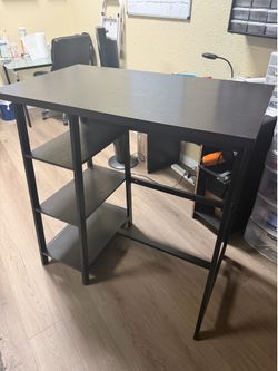 AMERIWOOD HOME COLETON STANDING DESK (contact info removed)COM - ESPRESSO MUST PICKUP