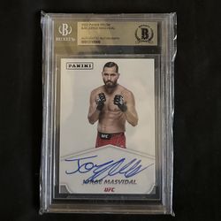 Jorge Masvidal Autograph Card