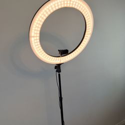 Ring Light 19” Sunpak LED 448 Bi-Color w/ Stand – Dimmable