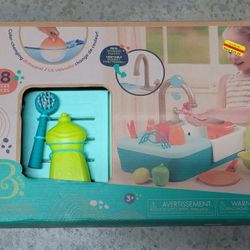 SPLASH & SCRUB DISH SET Toy (NEW)