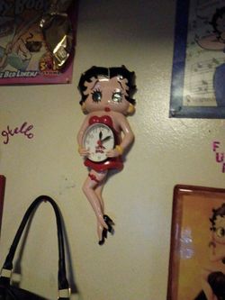 Betty boop clock