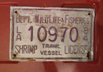 Vintage 1984 Shrimp Vessel Memorabilia