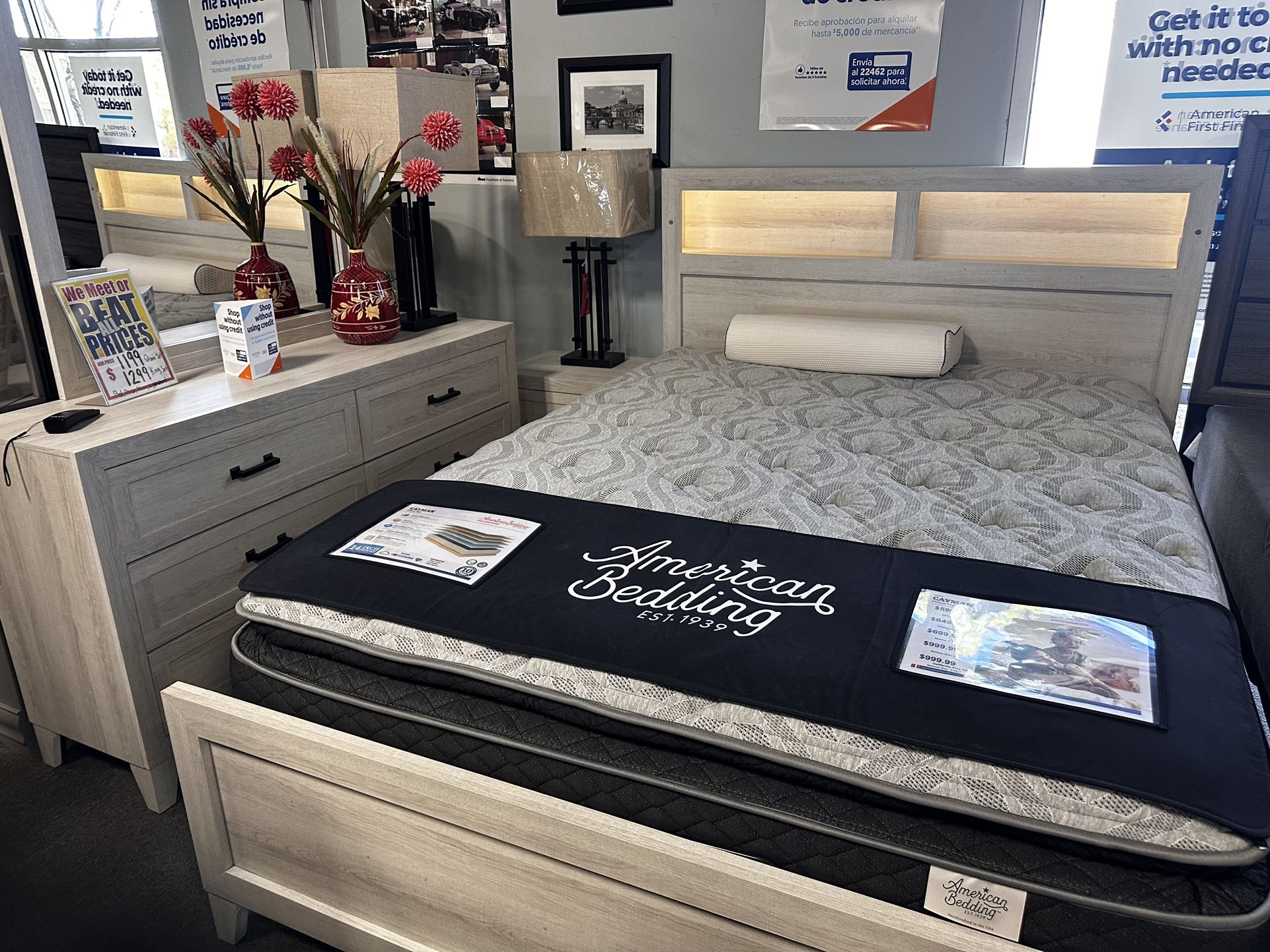 Gorgeous Bedroom Set! $1199 🤍📦⭐️