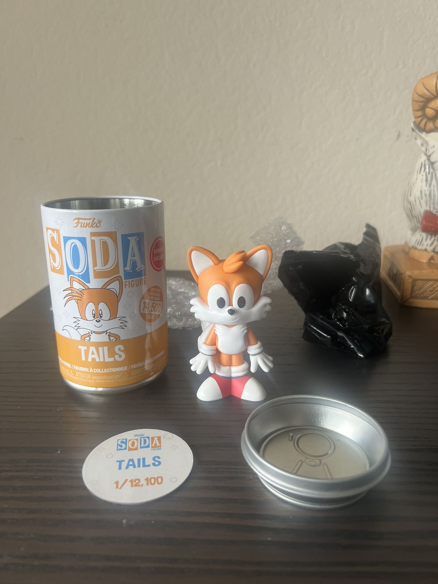 EXCLUSIVE LIMITED EDITION Tails Funko Soda Sonic Hedgehog Games Gaming Video