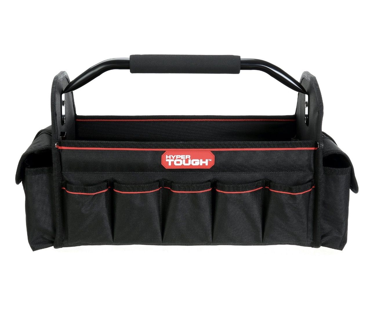 Hyper Tough 16-inch Open Top Tote with Soft Grip Handle TT30126D