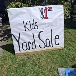 Kids Yard Sale Everything 1$