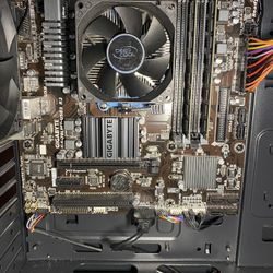Motherboard With CPU & CPU FAN 