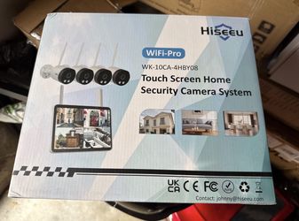 Hiseeu WiFi Pro 4-Camera Home Security System