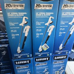 Hart 20v String Trimmer/edger & Blower Combo W/battery & Charger