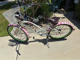 Electra Rosie 3-Speed Beach Cruiser Bike with Front Basket