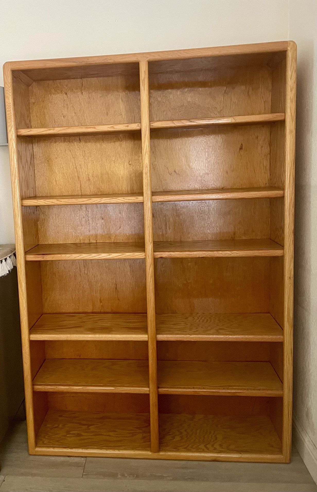 Large Solid Oak Bookshelves 48X72
