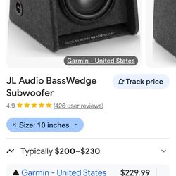 JL AUDIO SUB AND ALPINE AMPLIFIER 