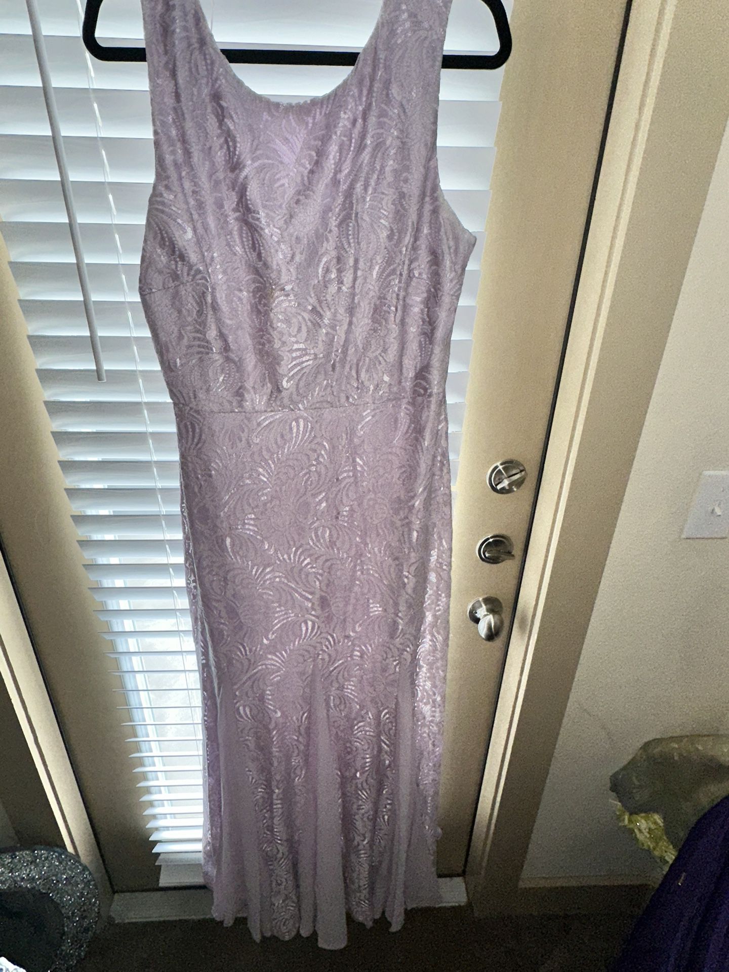 Lavender Semi Fitted Dress  