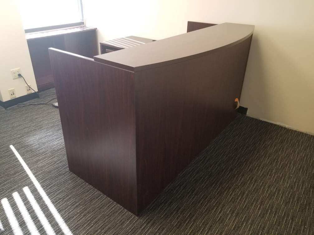 Lovely office reception desk - office furniture - great condition. 2 available