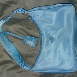 Prada Blue Re Edition 2000 Handbag 