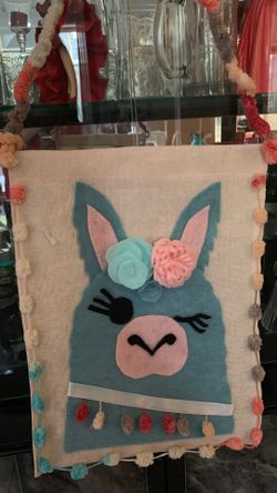 Llama wall hanging