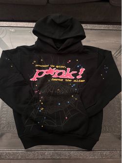 Spider pink hoddie size small