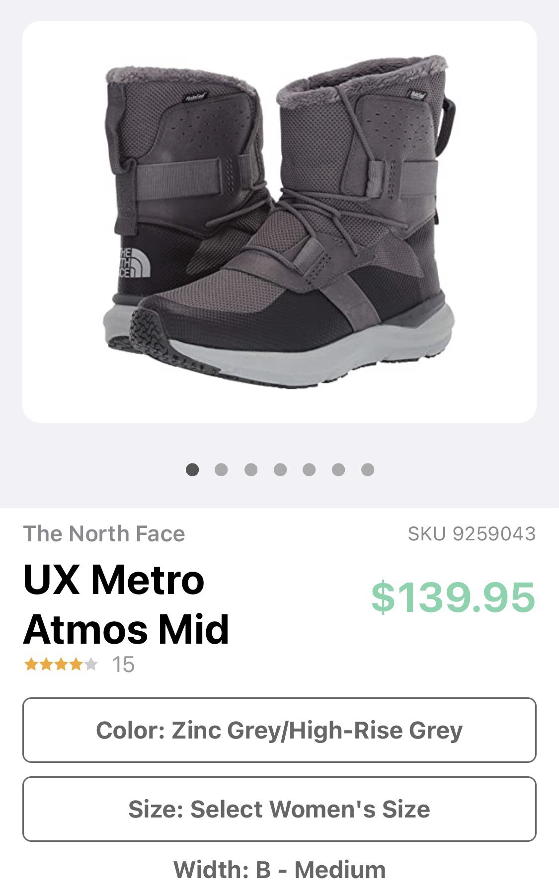 The North Face Snow Boots Woman’s 7.5 New 