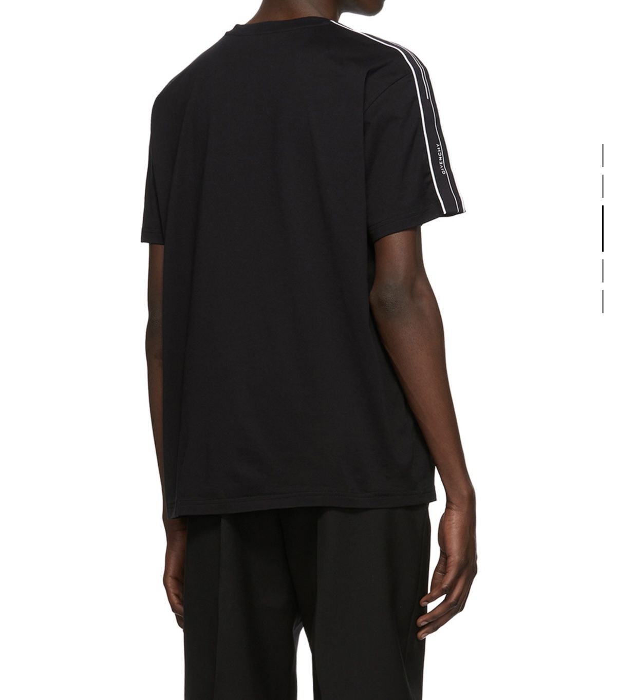 BNWT Givenchy Black Elastic Band T-Shirt size