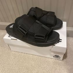 Kappa slides black size 12
