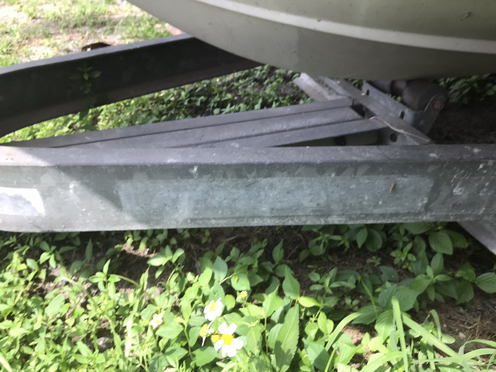 Boat 21 feet and 2 aluminum trailers double axle trailer for sale