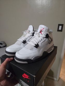 Jordan 4  GS White Cement 7Y