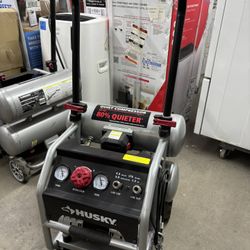 HUSKY 4.5 Gal. 175 PSI Portable Electric Quiet Air Compressor
