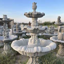 New Water Fountain Made Out Of Cement Perfect Gift 