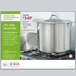 60 Qt Olla Tamalera Princess House 