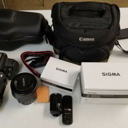 Canon 700D(T5i) with Sigma 18-300 Lens