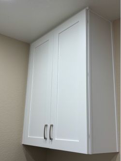 kitchen cabinet.
